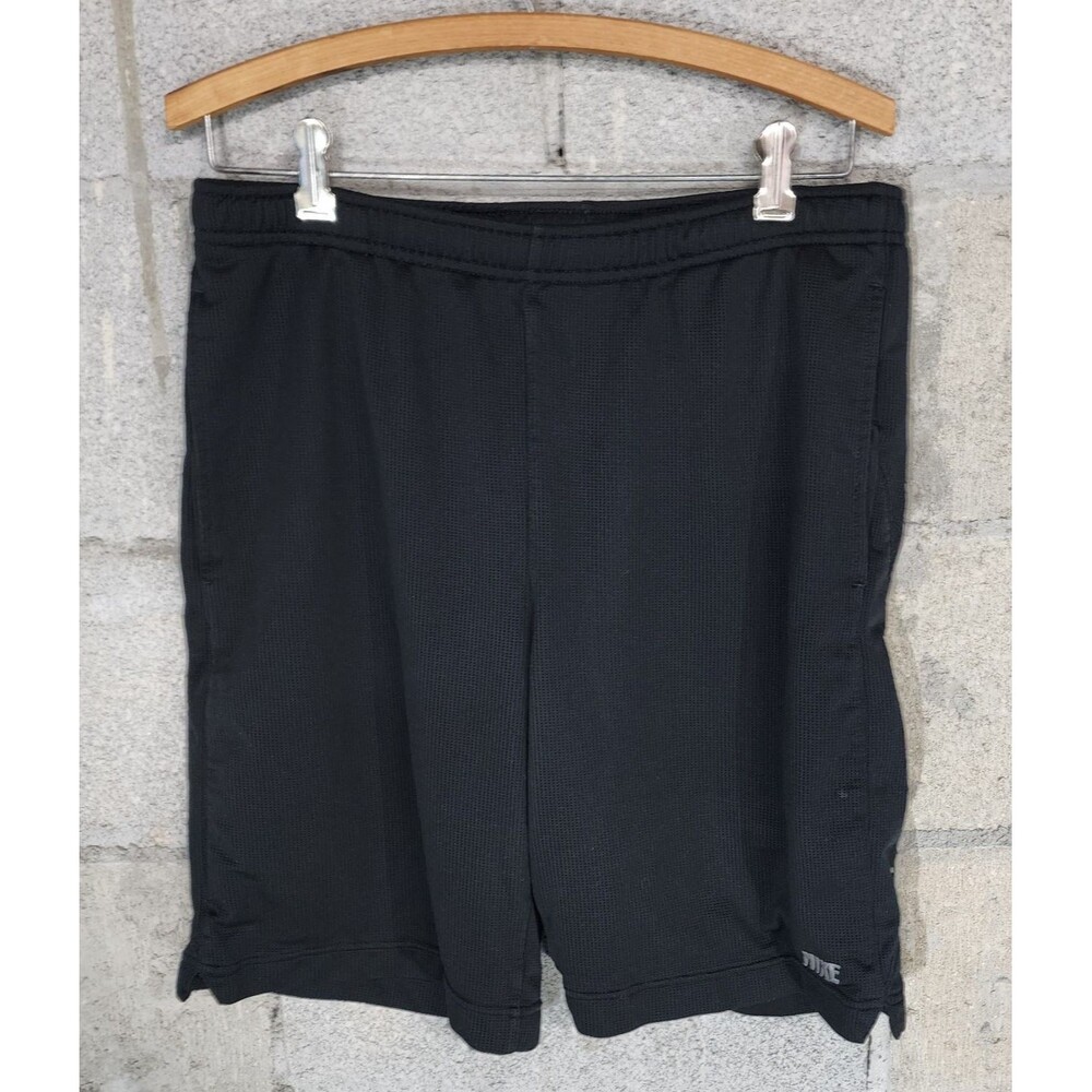 NIKE Sportswear Spell-Out Logo Men's Training Shorts Black Size M